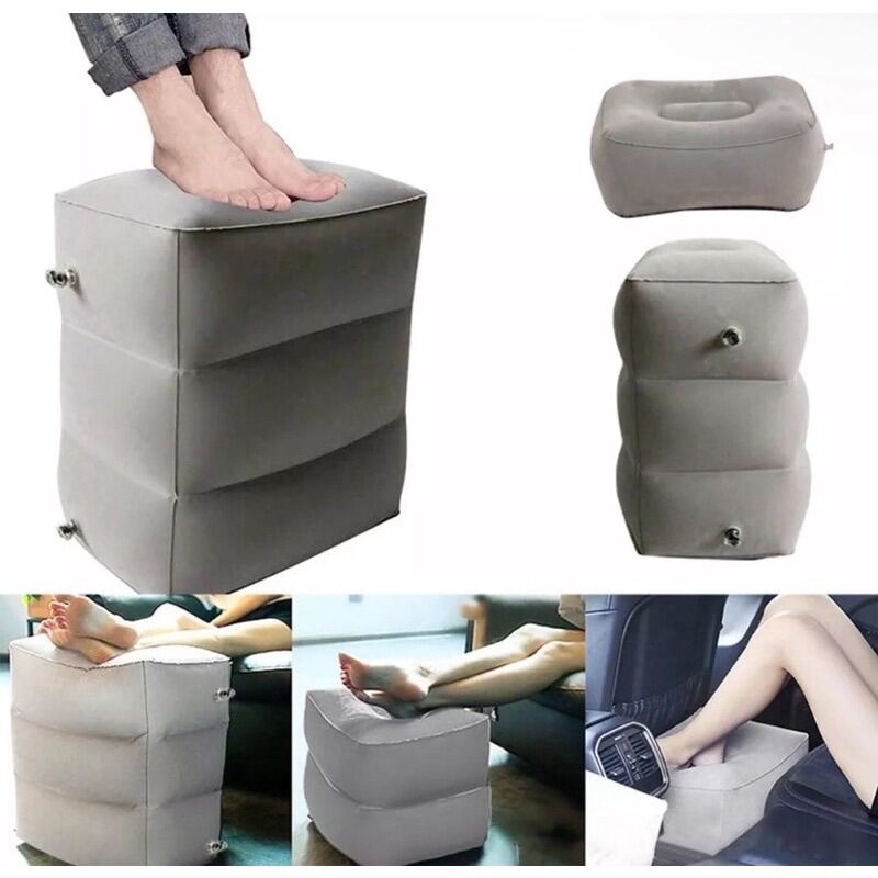 Inflatable Foot Rest Travel Pillow Kids Sleeping in Car Camping Airplane Travel