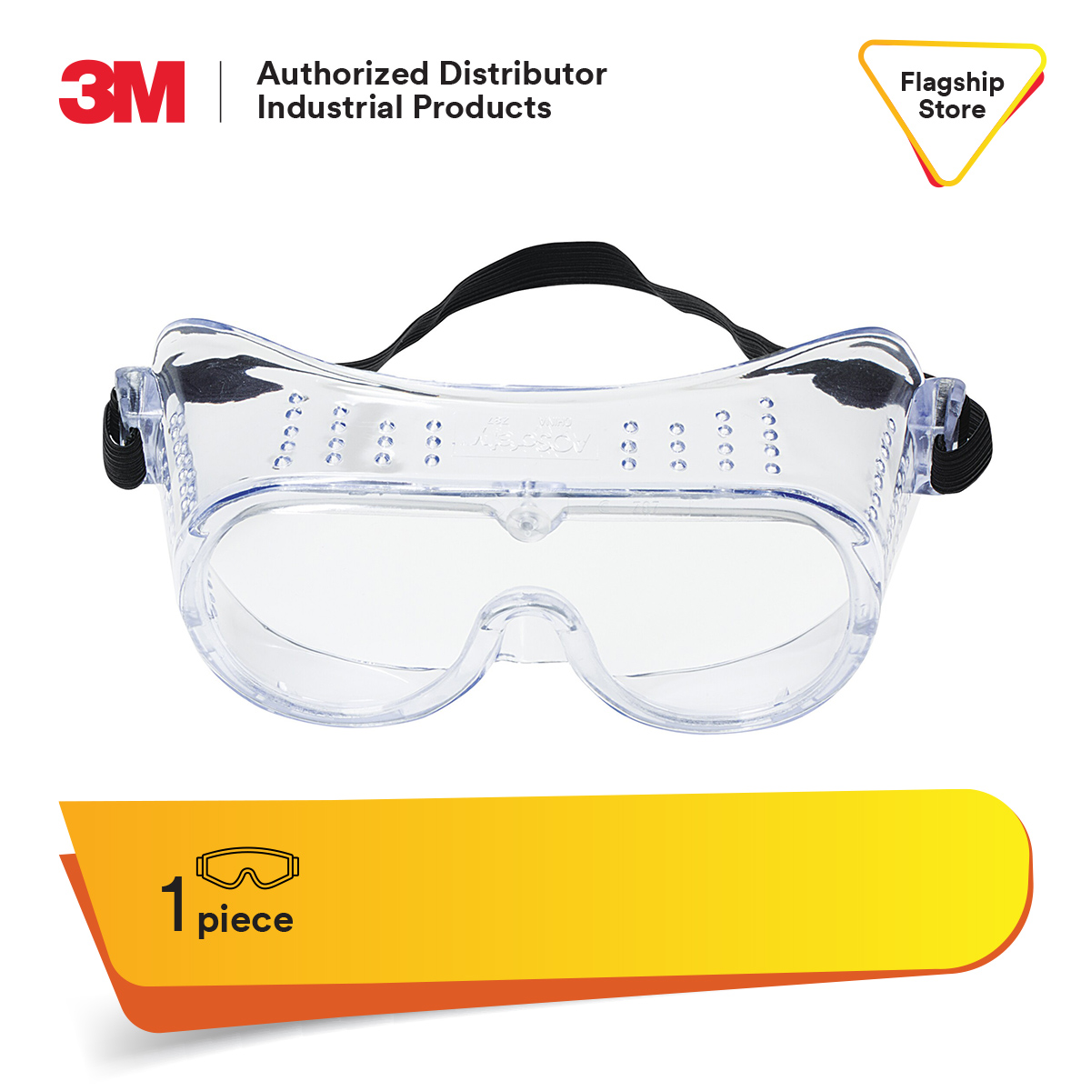 3M™ 332AF Impact Safety Goggles Anti-Fog 40651-00000-10, Clear Anti Fog Lens Eyewear